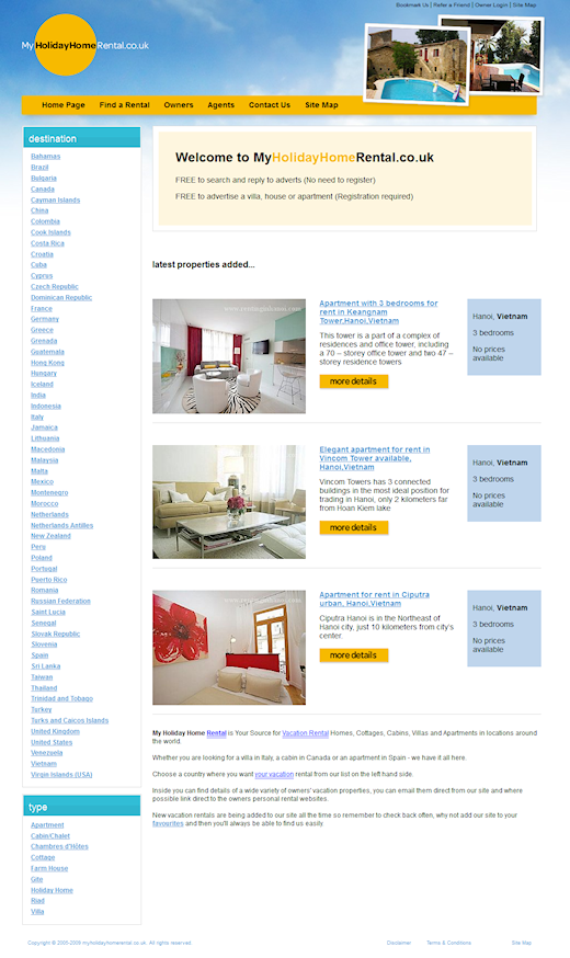 My Holiday Home Rental